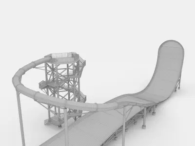 Waterpark Slide 5 3D model