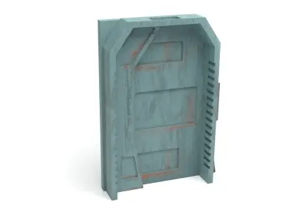 Nevarro Imperial Door 1-18 scale Kenner Hasbro 3D print model