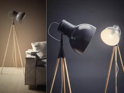 Industry Floor Lamp 3D model