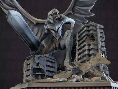 Hot lips White Walkers Diorama Set 130mm 3D print model