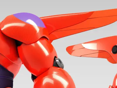 Baymax - Big Hero 6 Low-poly 3D model