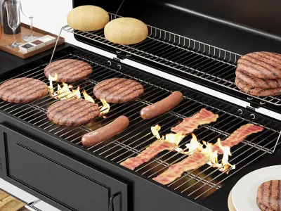 Barbecue 20 3D model