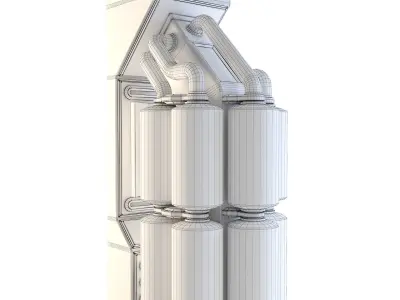 Space Station Wall 6 3D model