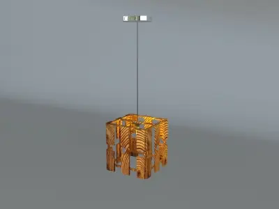 suspended ceiling lamp  3D model