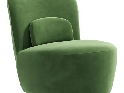 Armchair Twain light by dantonehome 3D model