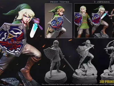 The Legend of Warrior 3D print model