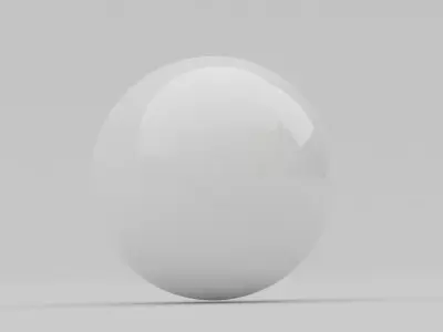 Pool Snooker Ball white 3D model