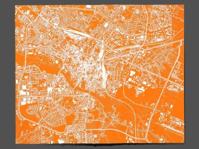 Cityscape Rzeszow Poland 3D model