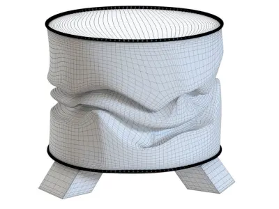 Unique Barrel Furniture 3D model