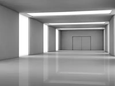 Room Interior Low-poly 3D model