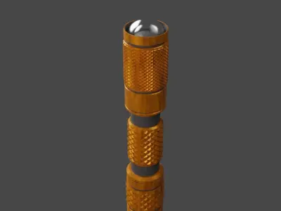 3d model of a flashlight 3D model