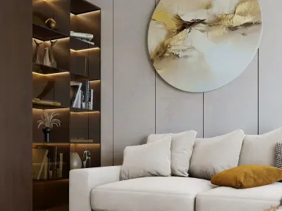 Interior Living Room Scene 59 3D model