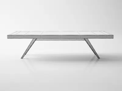 Coffee Table - High Quality Furniture 07 Low-poly 3D model