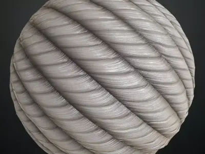 Silver Var Metal Stainless Steel Cable PBR Seamless Texture