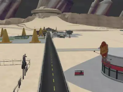 Radiator Springs Free low-poly 3D model