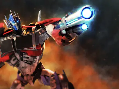 Optimus Prime Transformers Prime Character Rig Low-poly 3D model