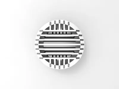 scifi or spaceship manhole 3D print model