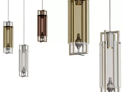 Tech Lighting Pendants 2 3D model