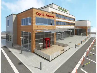 Mall Bulding 3D model