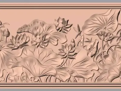 European furniture 3D relief models for CNC wood engraving E228 3D model