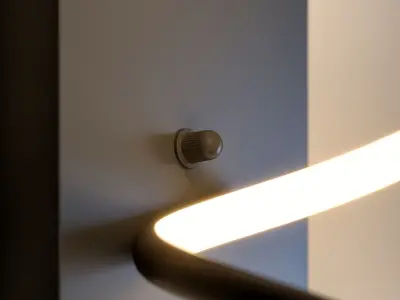 JONATHAN Y Scribble Modern Integrated LED Vanity Light Sconce 3D model