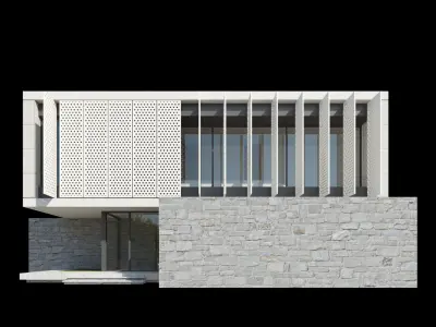 Modern Villa Design 008 3D model