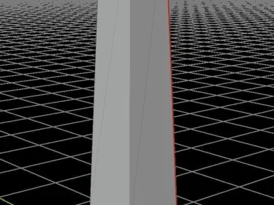 Tombstone - Obelisk Low-poly 3D model