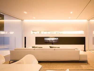 Modern Pool Villa V-ray 3 Cinema 4D 3D model