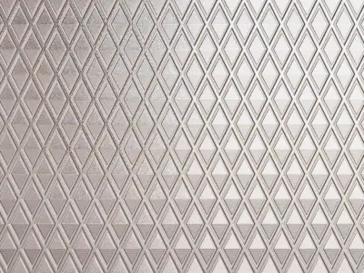 Silver Metal Pattern Diamond PBR Seamless Texture