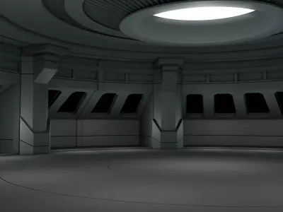 Sci Fi Interior corridor  3D model