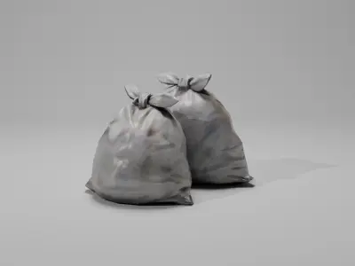 TRASH BAG Low-poly 3D model purchase