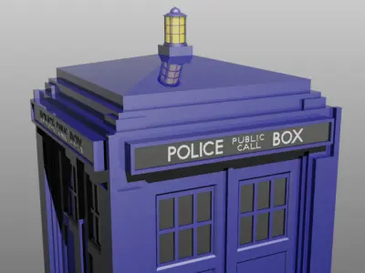 Dr Who Tardis 3D model