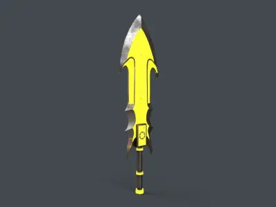 Sci-Fi Sword V4 - 02 Low-poly 3D model