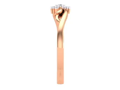 Women Ring Render 3dm STL MTL SLC JCD OBJ FBX Details 3D print model 15