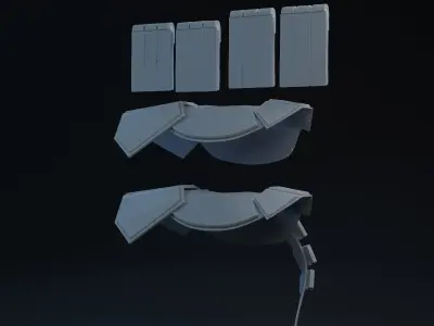 Clone Pauldron 3D print model