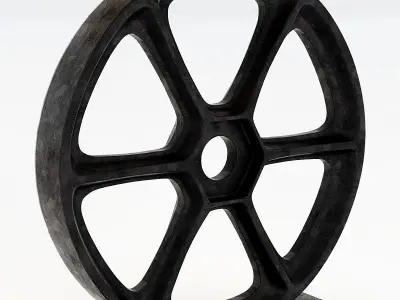 Restoration Hardware Gearworks Table Lamp Base 3D model