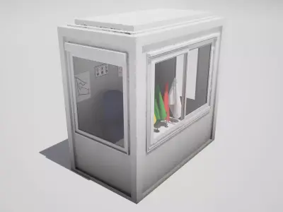 Racetrack Marshal Cabin 3D model