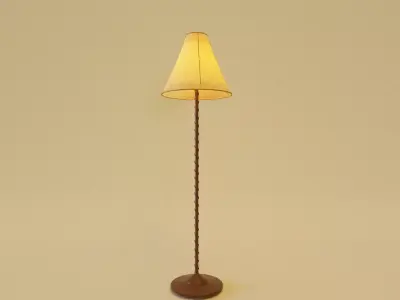 Vintage Floor Lamp II 3D model