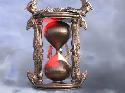 Dragon hourglass 4  3D model