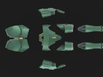 JEDI ARMOR FULL ARMOR FOR 3DPRINT FOR COSPLAY 3D model