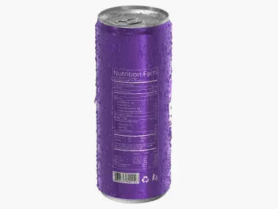  Sleek Soda Can With Droplets 330ml V2 