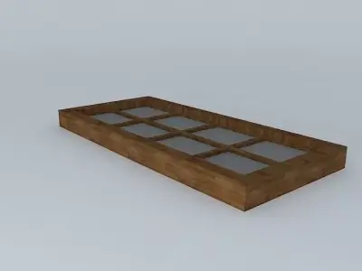 Glass window Free 3D model buy