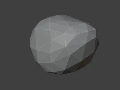 Low Poly Rock 6 Free low-poly 3D model