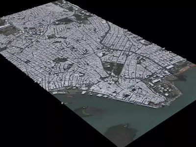 Porto Alegre - Brazil 3D model