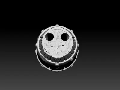 Lamp Portgas D Ace One Piece 3D print model