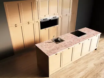 62-Kitchen2 glossy 6 3D model