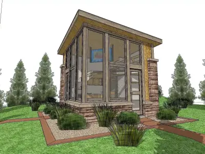 Creative Design-Holiday Cabin-0127 3D model