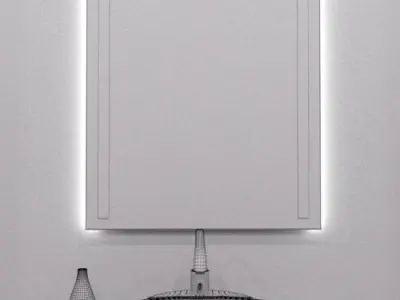 Illuminated Mirror 34 3D model
