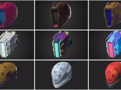 Redemption Pack Low-poly 3D model