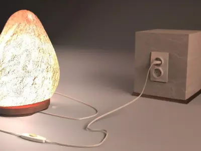 Himalayan Salt Lamp 3D model